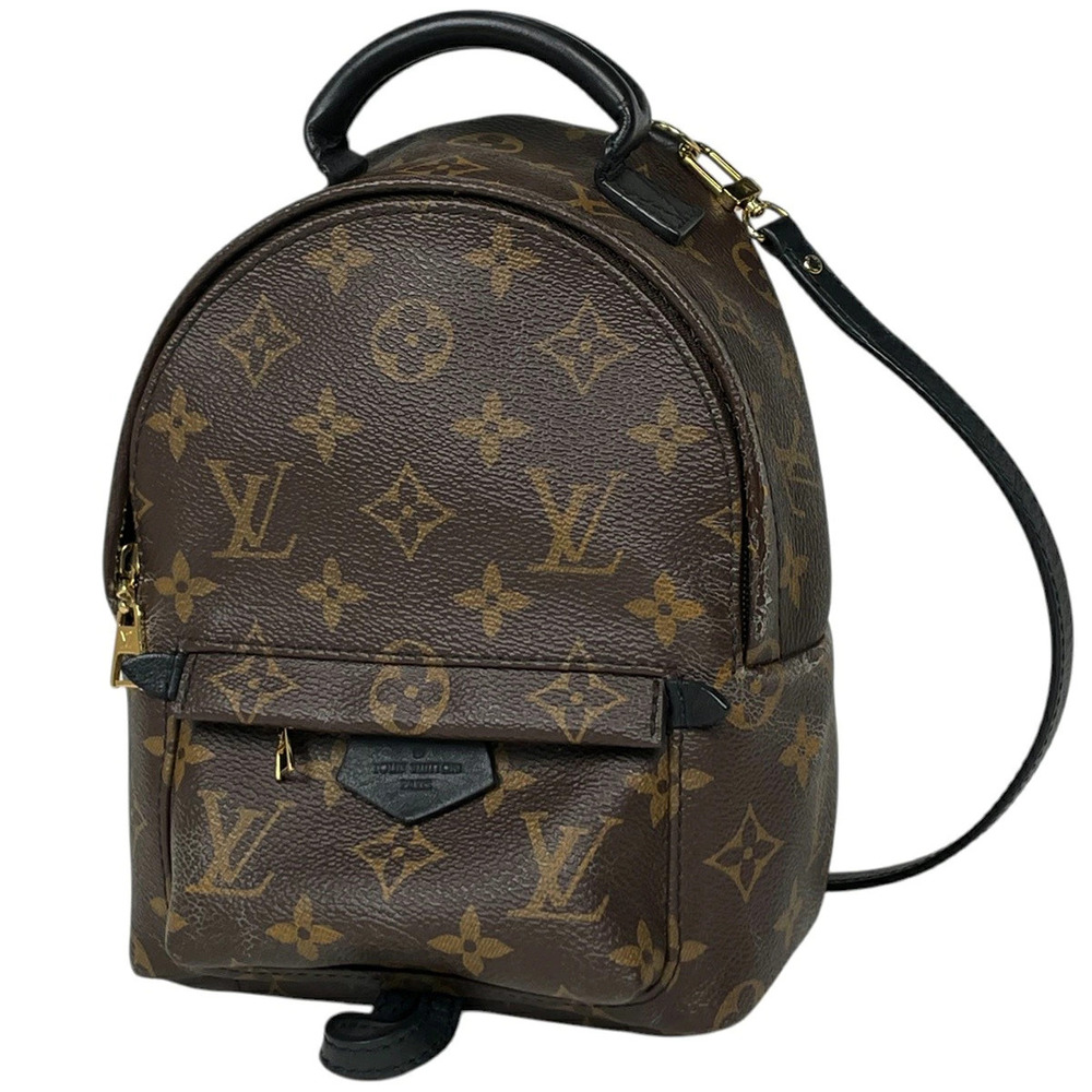 Louis Vuitton Palm Springs Backpack Rucksack Daypack Shoulder Bag Monogram Brown